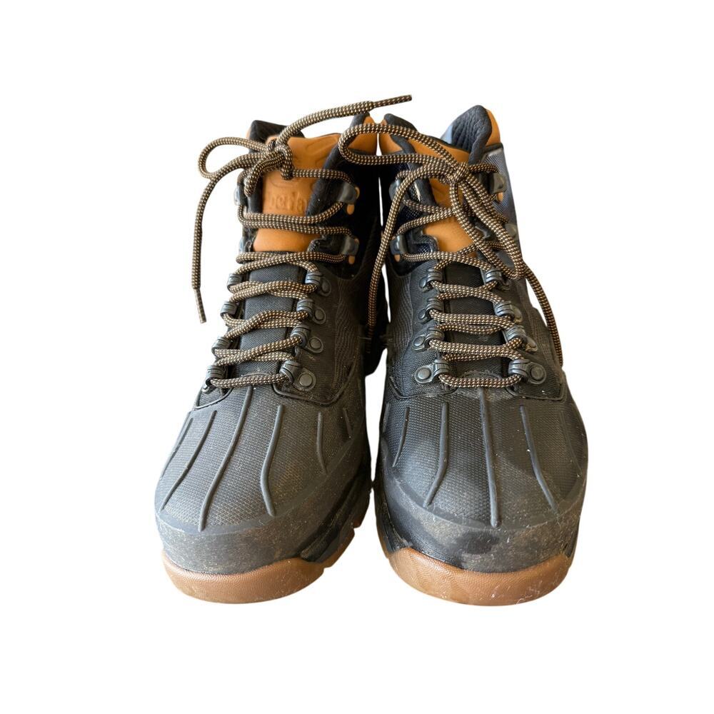 Timberland Men's Black Lace Up Ankle Euro Hiker Boots Size 12M - Picture 7 of 10